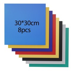 8pcs 3mm 30x30cm Paint-free Colorful Plywood – Laser Cut Engrave Model