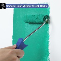 Bates- 4 Inch Paint Roller Kit, 5 pcs, 4 Blue Tray & Frame, Small