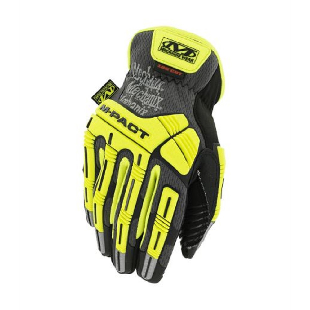 Mechanix Wear SMC-C91-009 Hi-Viz M-Pact Open Cuff E5 Gloves Medium