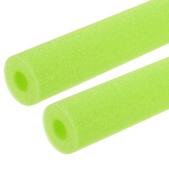 2pcs 1″ ID 4FT Pipe Insulation Foam Tube 2.56″ OD Tubing Cover Green