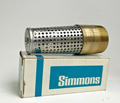 NEW Old Stock Simmons 467-SB 1-1/4″ Brass Foot Valve Made in USA FREE SHIPPING