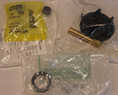 Chicago Faucets 116.203.AB.1T HyTronic Gooseneck Deck FaucetDC-NO MIX-Bluetooth