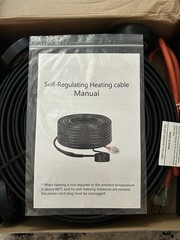 200FT self regulating heating cable, for roof, gutters, pipe. freeze protection