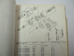 Atlas 1704R Series 372 Crawler Excavator Parts List Spare Parts List 1994