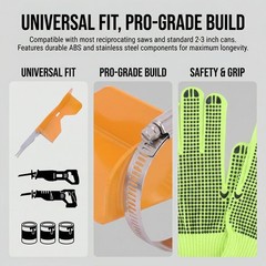 Spray Paint Can Shaker for Reciprocating Saw, Spray Can Paint Mixer for 2″ to 3″