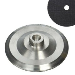 4 Inch Hook and Loop Backing Pad With Rigid Aluminium Backer, 5/8″ 11 grinder