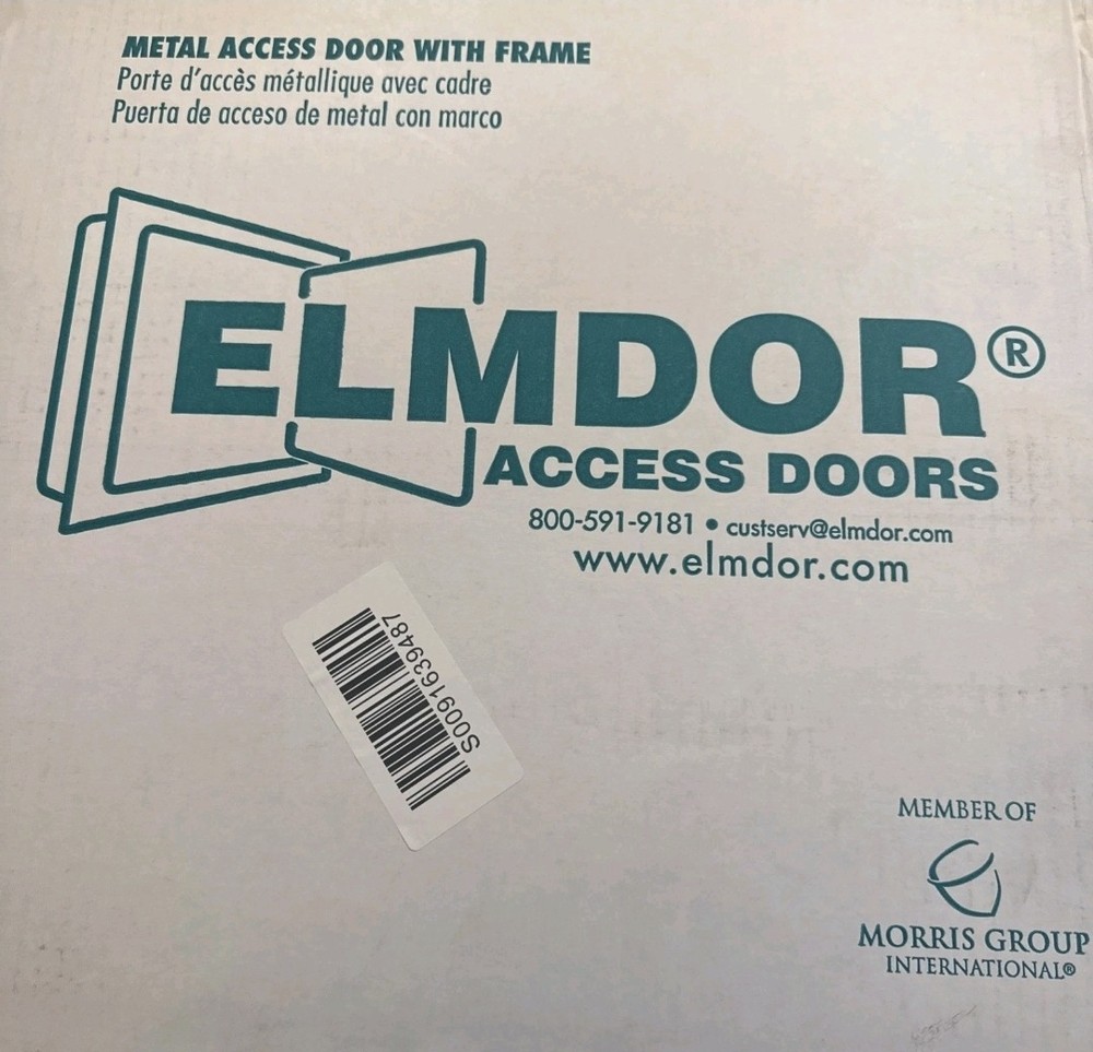 Elmdor DW16X16PC-SDL Wall/Ceiling Access Panel Galvanized Steel 16 in x 16 White