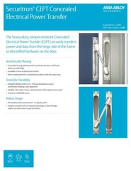 Securitron CEPT 8-22 AWG Wires