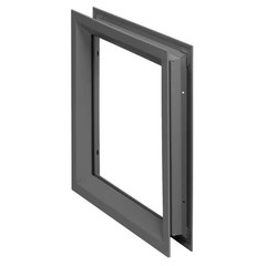 Guard Door Window Frame Kit,25 inx4 in,Gray L-FRA100-6×27 Guard L-FRA100-6×27