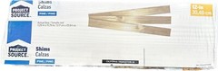 42 Ct Project Source 12 in Pine Wood Shims 3728265 Split Resistant 1-1/4in Wide