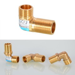 DN15 1/2″ BSP Brass Pipe Fitting 90° Elbow Extension Male/Female Thread Fittings