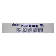 Clear Polyethylene Sheeting 4mil Water Resistant Plastic Film Surface Protection