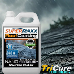 SUPERMAXX NANO ROOF SEALER 10 YR STAIN UV FADING CERAMIC CLEAR SHIELD PROTECTION