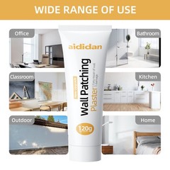 Drywall Repair Kit, Wall Patch Paste for Holes, Cracks & Scratches, White