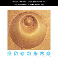 Artistic 3D Ceiling Tiles Aged Artwork Panels PLM102 Vintage brown gold 10Pcs