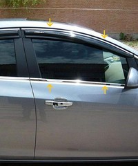 Zlirfy 25Ft Automotive Chrome Trim Strip Silver for Motor Truck RV