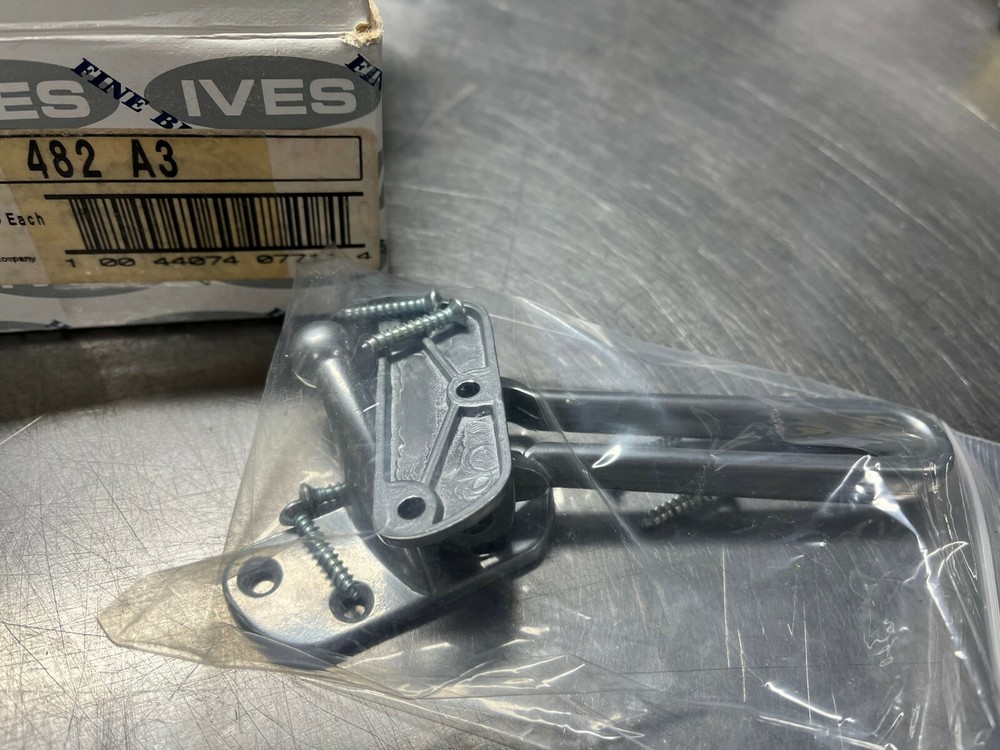 482A3 H.B. Ives Aluminum SWING ARM DOOR GUARD QTY of 1 Guards