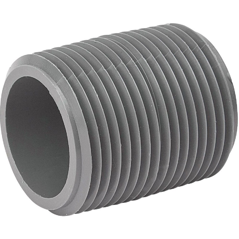 B&K 1 In. MIP x Close Schedule 80 PVC Nipple 405-001 Pack of 10 B&K 405-001