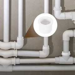 10 Pcs PVC DWV Reducer Bushing 1″ x 3/4″ (Socket x Socket) Connector White