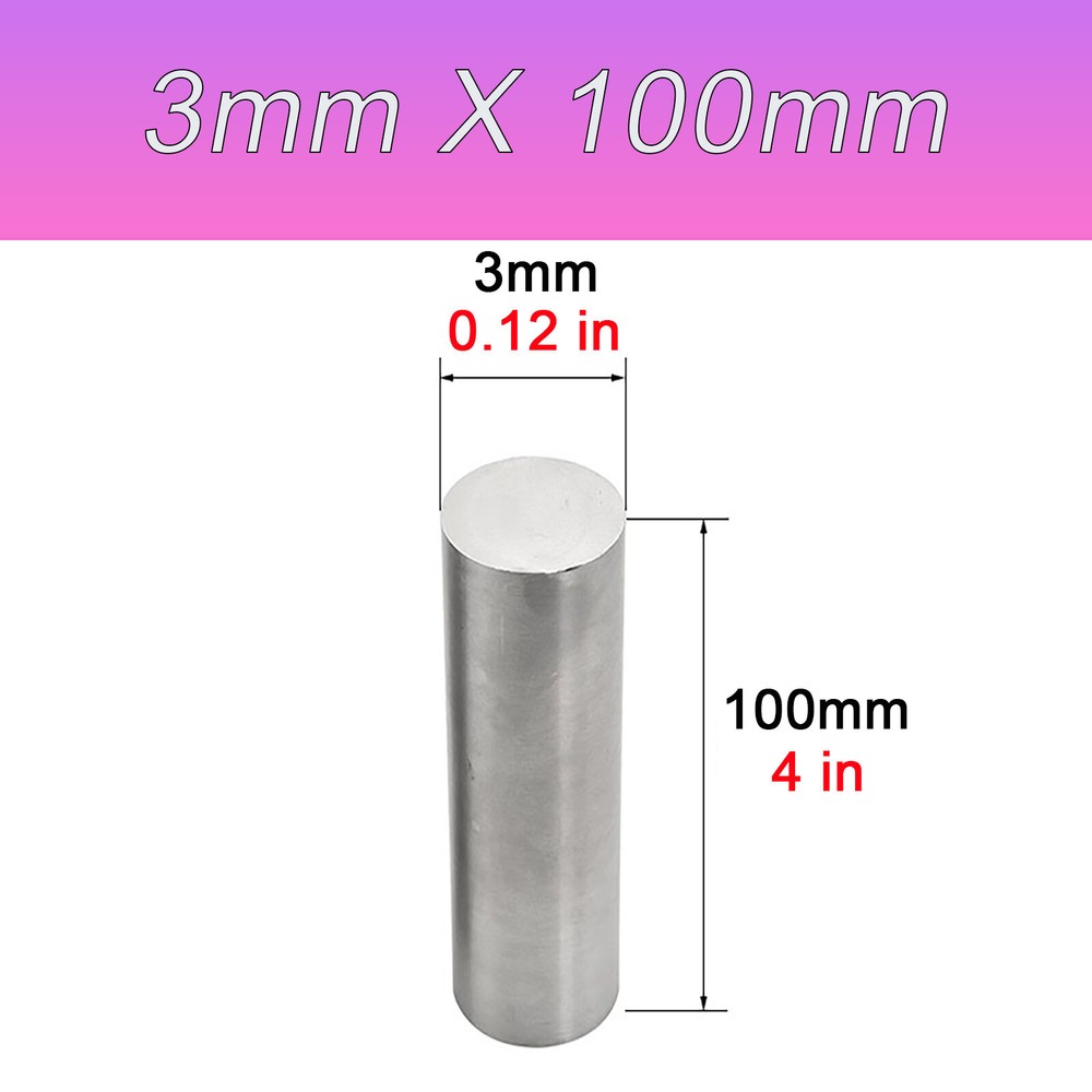 304 A2 Stainless Steel Round Bar Rod 3mm 4mm 5mm 6mm 8mm 10mm To 50mm 1/4″ – 2″
