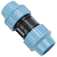 MDPE Water Pipe Connector Compression Fitting PP Straight Elbow Tee 20 25 32mm