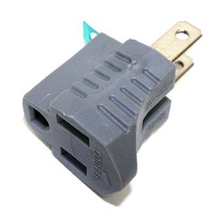 Eaton 419GY 15-Amp 2-Pole 3-Wire 125-Volt Single Outlet One Size, Gray|Gray