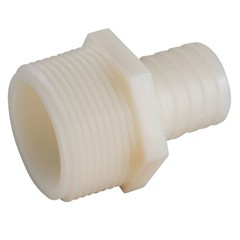 Anderson Metals 1/2 In. Barb x 1/4 In. MIP Nylon Connector 53701-0804 Pack of 5