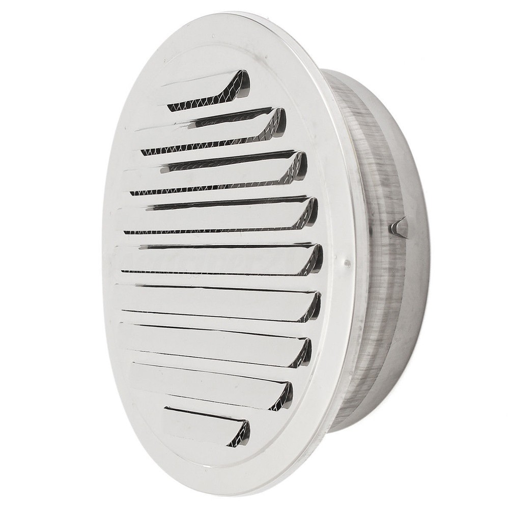 Stainless Steel Ventilation Grill With Socket Flange Air Supply Drain Valve CMN
