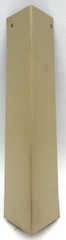 10 Pc Aluminum Lap Siding Outside Corners 3/8″ x 7-3/4″ Smooth Primed