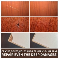 Boncart Wood Furniture Repair Kit Filler-Repair Scratch, Cracks, Hole,…