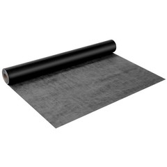 4x250ft 0.17mm Heavy Duty Tear-Resistant Plastic Sheeting Black Vapor Barrier