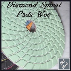 12+1pc 4″ Wet Diamond Marble Granite Polishing Pad/Disc