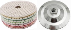 4″ marble grinder wet dry Polishing Pad 38+4 granite sandstone concrete polisher