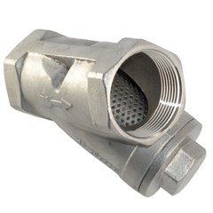 1/2″-2″ Stainless Steel Y Strainer Mesh Filter Valve NPT Female 800 WOG 316 2PC