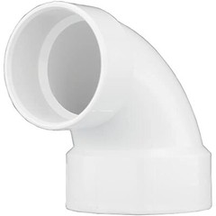 CHARLOTTE PIPE 3 x 4 DWV Closet Bend REDUCING HUB X HUB DWV (Drain, Waste and