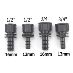 1/2″ 3/4″ Female BSP Threaded Hosetail Barbed Fitting Thread Connector Hosetail