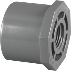 Charlotte Pipe 2 In. Spigot x 3/4 In. FIP Schedule 80 PVC Bushing Charlotte Pipe