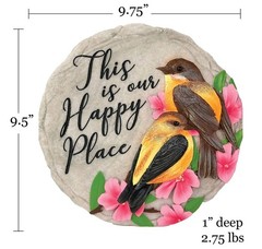 Spoontiques – Garden Dcor – No Place Like Home Stepping Stone – Decorative