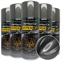 6 PACK – DYC HyperDip Aerosol Stealth Grey (Gloss) NEW