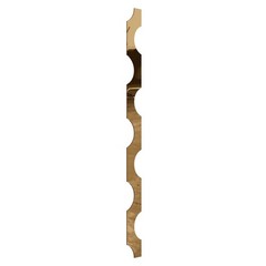 Ekena Millwork Bridgeport Designer Series Adjustable Acrylic Decorative Slat