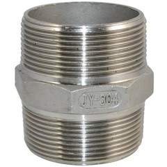 2″ 2 inch in Male MM connectorPipe Fitting Hex Nipple NPT Stainless Steel 304