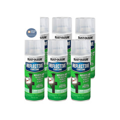 Rust-Oleum 214944 Specialty Reflective Finish 1.67 Ounce (Pack of 6), Clear
