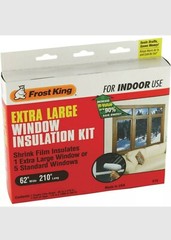 Frost King 62 In. x 210 In. Indoor Shrink Film Window Kit V75H – 1 Each