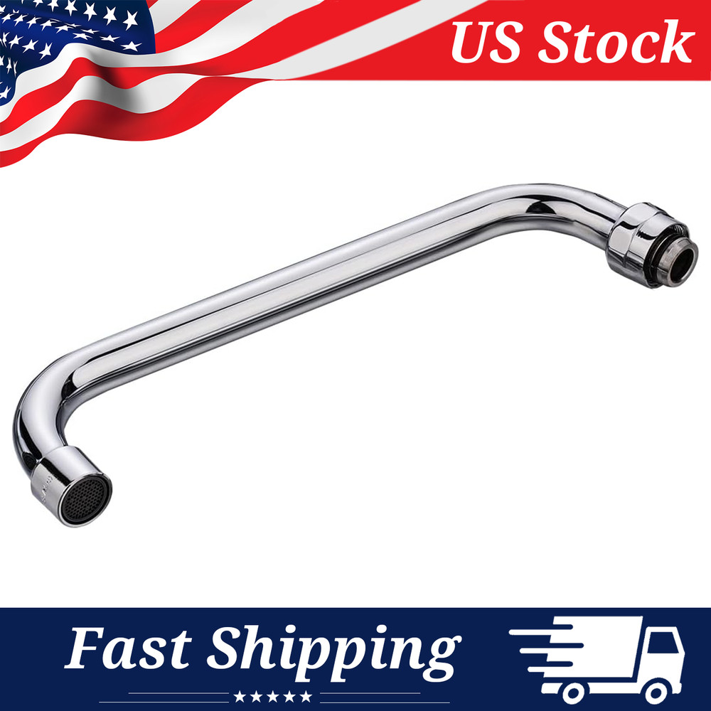 10-Inch Swivel Spout Replacement Part for Commercial Kitchen Sink Faucets