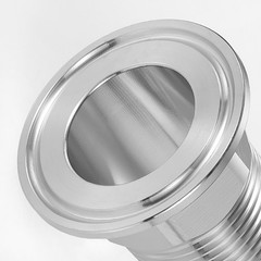 Male Thread Tri Clamp Adapter Sanitary Ferrule Fitting A2/A4 Stainless Steel