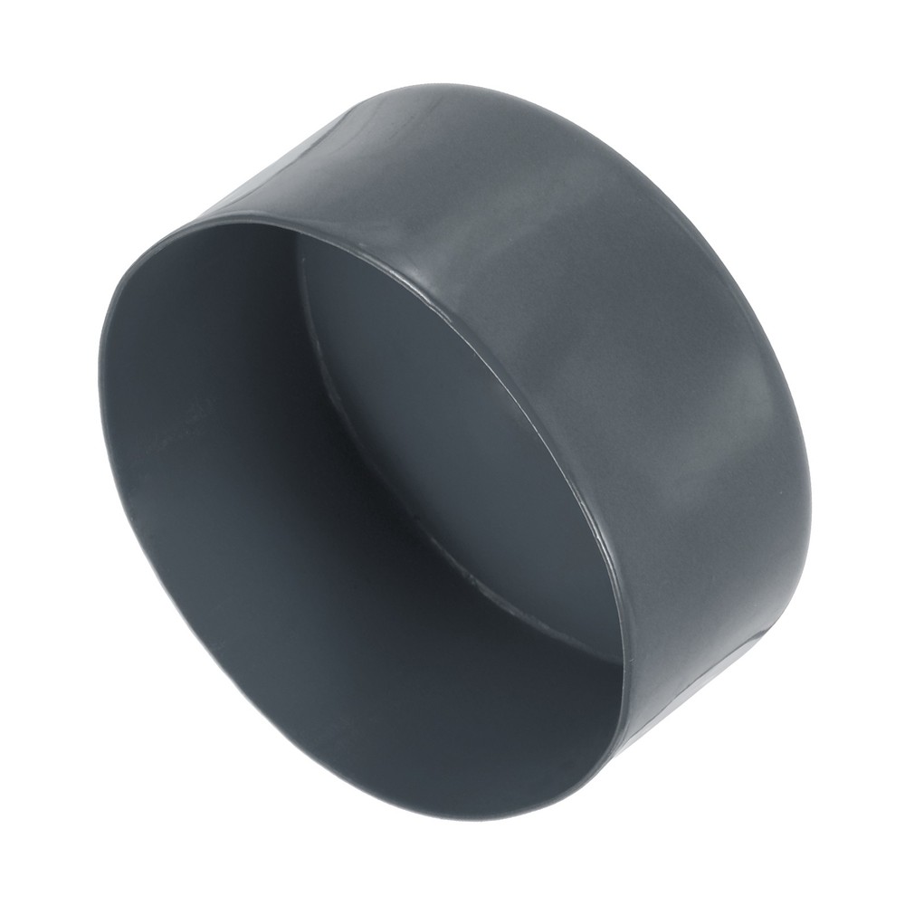110mm (4 5/16″) ID Rubber End Caps Pipe & Fence Post Protectors Deep Gray
