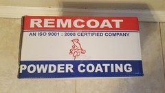 Black Glossy Powder Coating Powder By Remcoat 20Lb 60% Gloss
