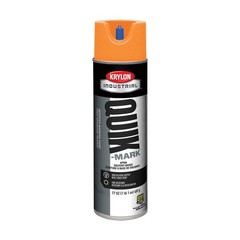 KRYLON INDUSTRIAL A03731007 Marking Paint,17 oz,Bright Orange 54TH51