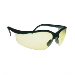T5800-CAF Chaos Safety Supplies Safety Glasses with Black Frame and Clear Lens