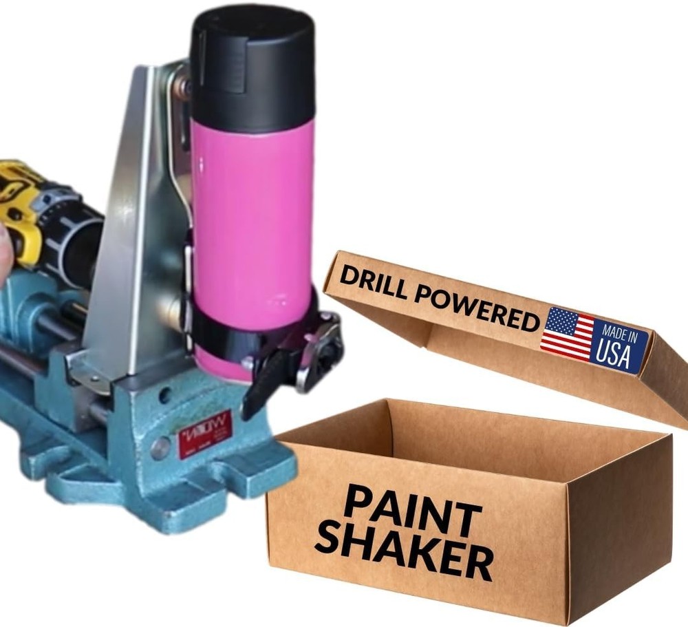 Spray Can Paint Shaker Mixer – Drill Powered Paint Shaker Electric Paint Shaker